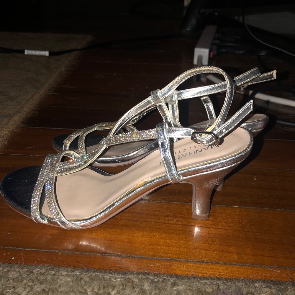 Silver heels